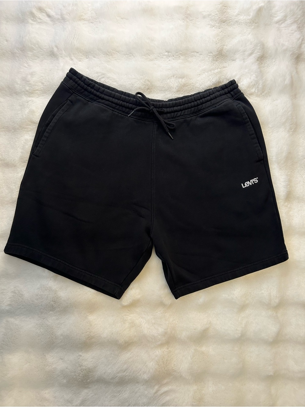 Levi's Black Men's Drawstring Athletic Shorts